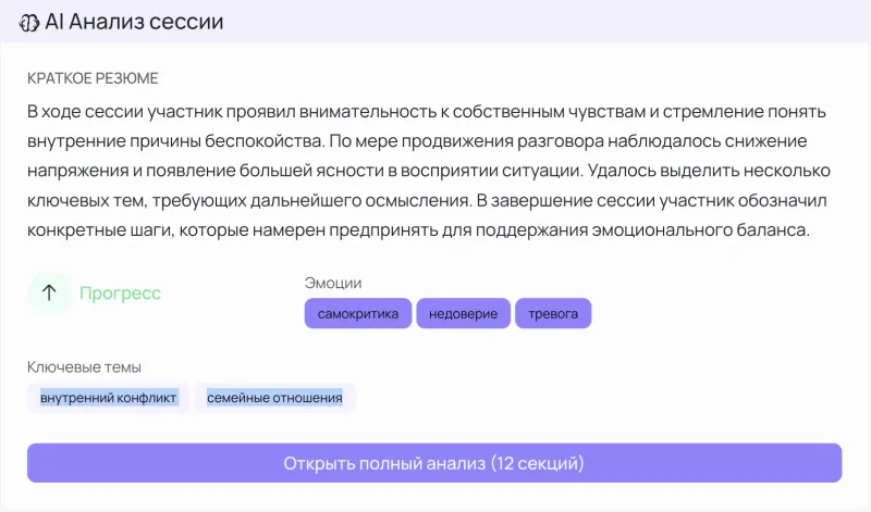 AI-анализ сессий